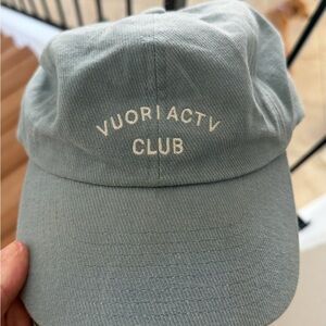 Vuori Light Blue Adjustable Strapback Cap